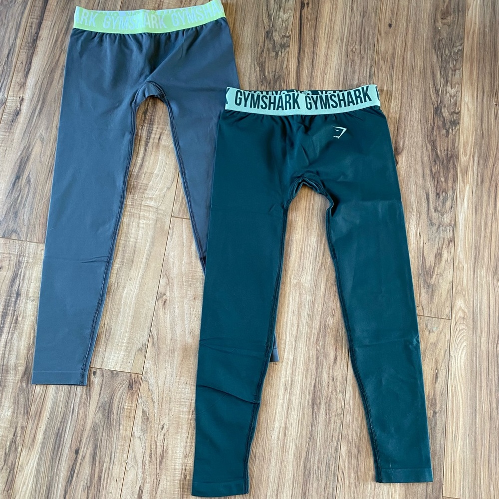 Gymshark womens medium leggings. New in bag. Both for $50